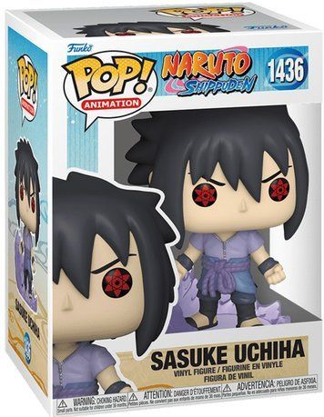 Фигурка Саске Учиха - Funko Pop! NARUTO SHIPPUDEN - SASUKE #1436 72072 фото