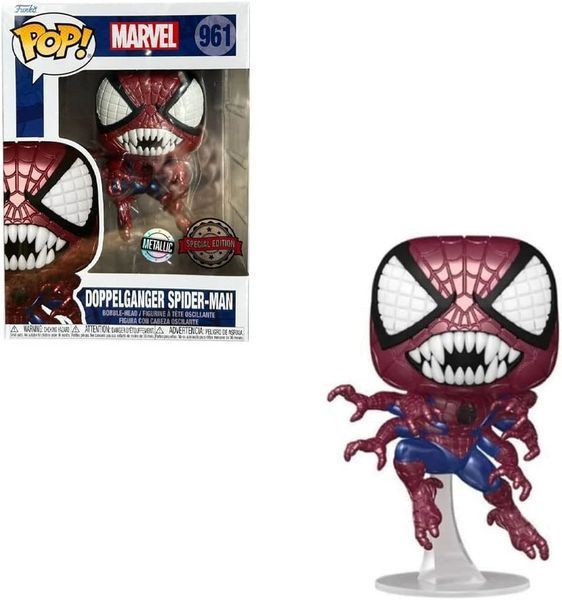 УЦІНКА!!! Фігурка Людина-павук Доппельгангер (Metallic) &mdash; Funko Pop! MARVEL: SPIDER-MAN &mdash; DOPPELGANGER #961 Exclusive Special Edition У59175 фото