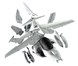 Конструктор дитячий літак Harrier Quickbuild Airfix J6009 AFXJ6009 фото 4