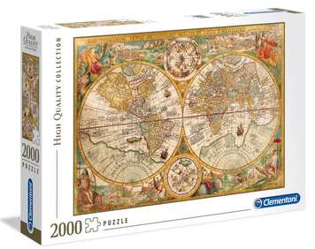 Пазл CLEMENTONI: HIGH QUALITY COLLECTION &mdash; ПЕТЕР ПЛАНЦИУС: СТАРОВИННАЯ КАРТА МИРА (2000 элементов) 32557 32557 фото