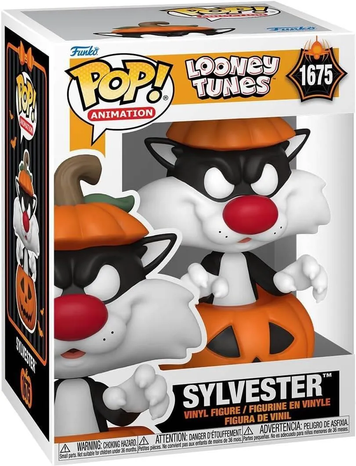 Фігурка Сільвестр із гарбузом &mdash; Funko Pop! ANIMATION: LOONEY TUNES &mdash; SYLVESTER WITH PUMPKIN #1675 80872 фото